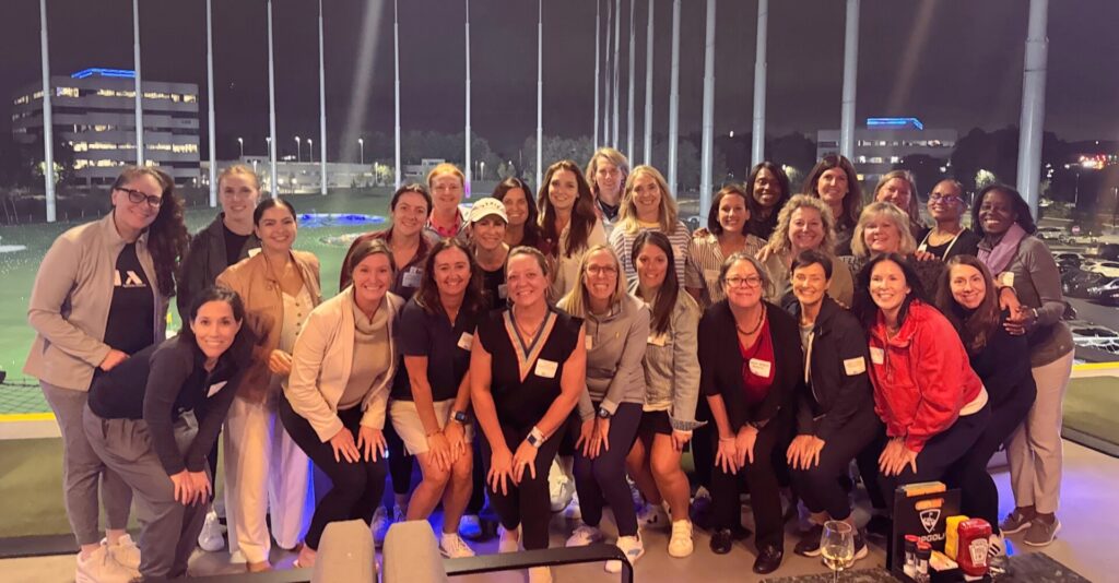 Topgolf group shot