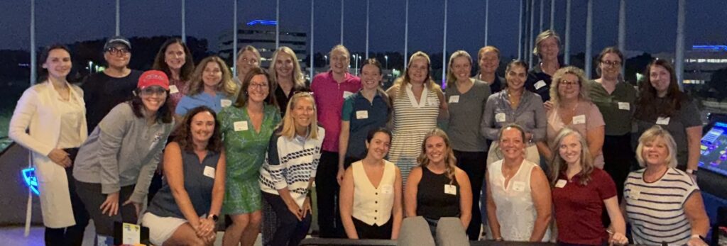 Group picture at Top Golf
